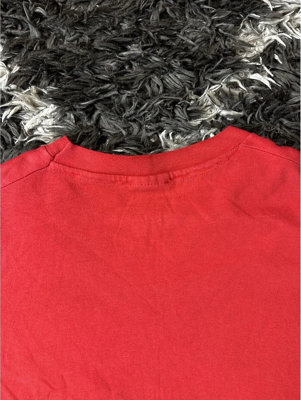 Vintage 90s Hanes Beefy-T Chariton Chargers Shirt Mens Medium Red Long Sleeve